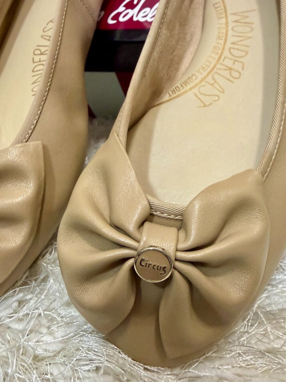 Sam Edelman Circus Carmen Leather Flats- Nude Size 9.5 (Brand New)